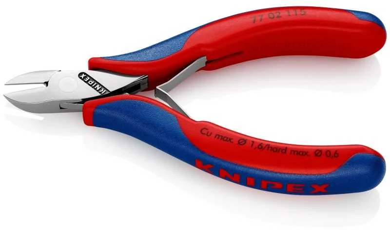 Elektronikos žnyplės 115mm, Knipex