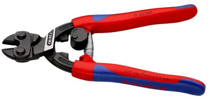 Varžtų kirpimo replės Knipex 7132200; 200 mm