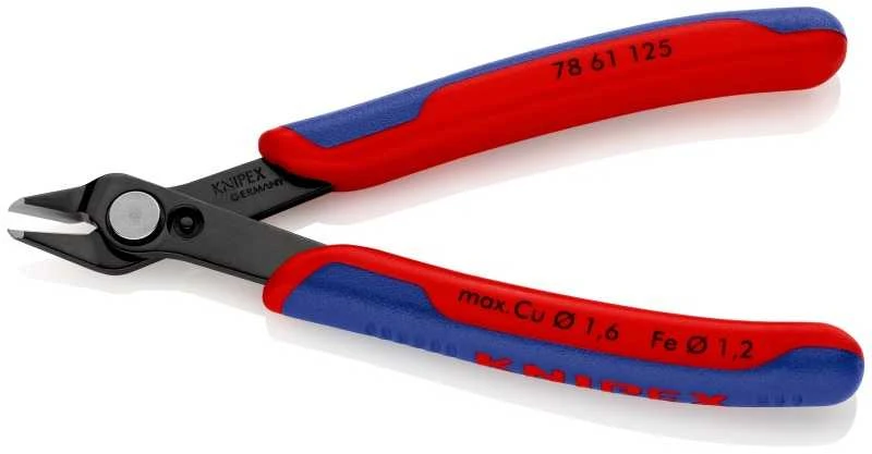 Elektronikos žnyplės 125mm, Knipex
