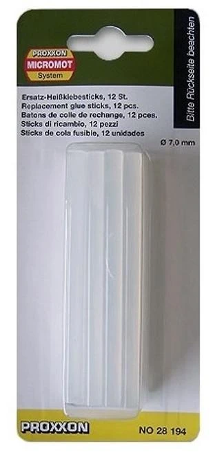 Klijų lazdelės PROXXON Ø7mm, 12 vnt.