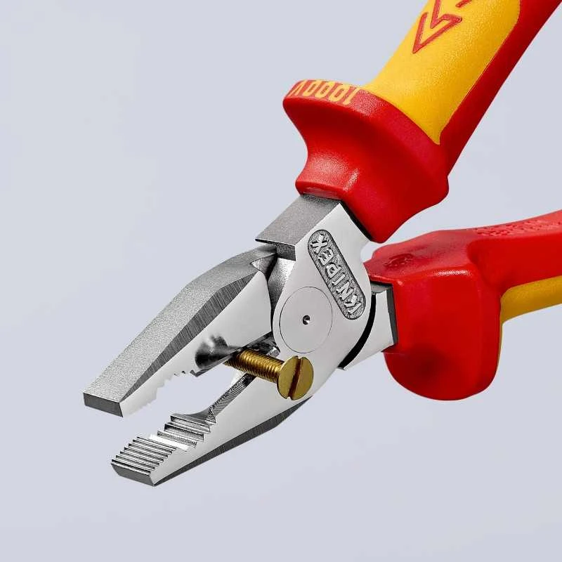 Kombinuotos didelės svertinės jėgos replės KNIPEX 0206, 200mm