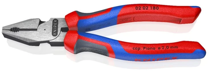 Kombinuotos didelės svertinės jėgos replės KNIPEX 0202180