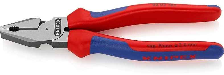 Kombinuotos didelės svertinės jėgos replės KNIPEX 0206, 200mm
