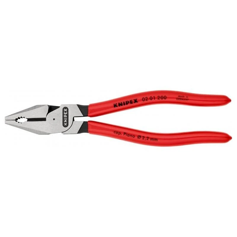 Kombinuotos didelės svertinės jėgos replės KNIPEX 0201200