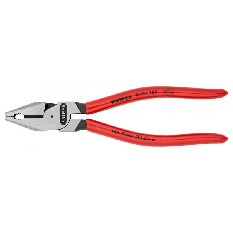 Kombinuotos didelės svertinės jėgos replės KNIPEX 0201180