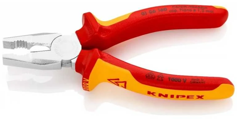 Kombinuotos elektrikų replės KNIPEX 0106160