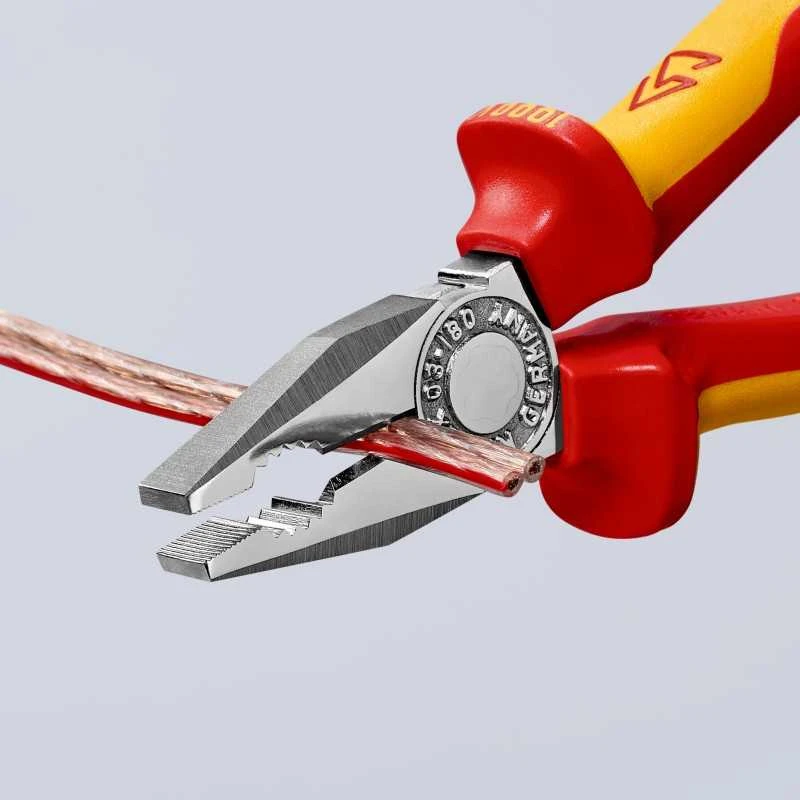 Kombinuotos replės VDE 180mm, Knipex