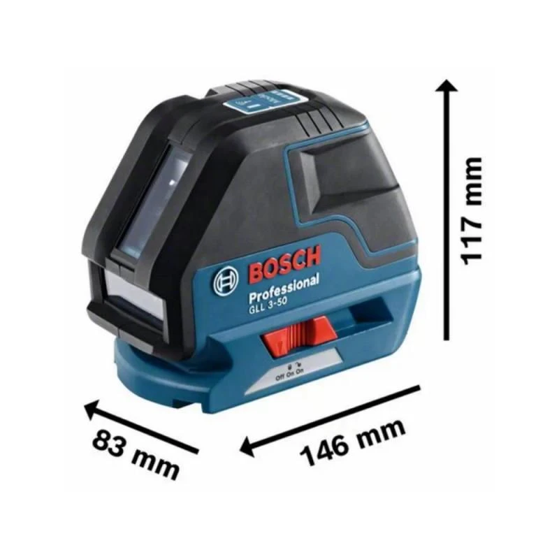 Bosch Linijinis lazerinis nivelyras GLL 3-50 (BM1, L-boxx)