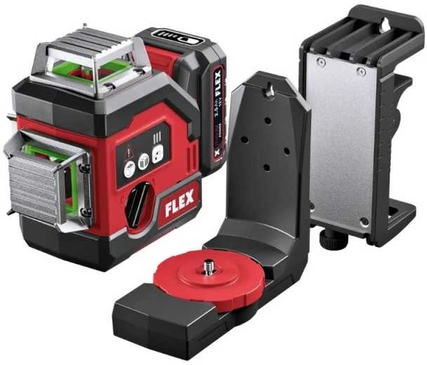 Kryžminis lazerinis nivelyras FLEX ALC 3/360-G/R 12V
