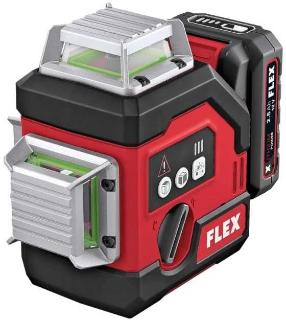 Kryžminis lazerinis nivelyras FLEX ALC 3/360-G/R 12V Set
