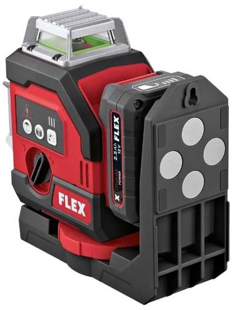 Kryžminis lazerinis nivelyras FLEX ALC 3/360-G/R 12V