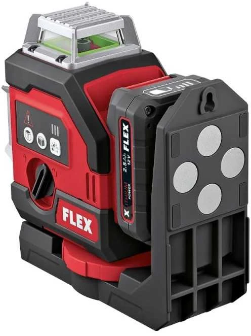Kryžminis lazerinis nivelyras FLEX ALC 3/360-G/R 12V Set