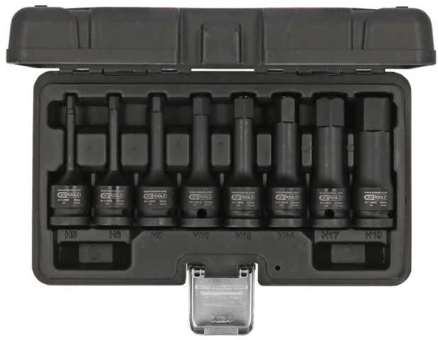 1/2" šešiakampių smūginių galvučių rinkinys KS TOOLS