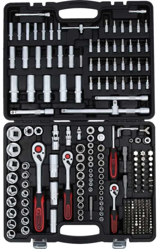 255 dalių terkšlių ir galvučių rinkinys KS TOOLS 917.0255