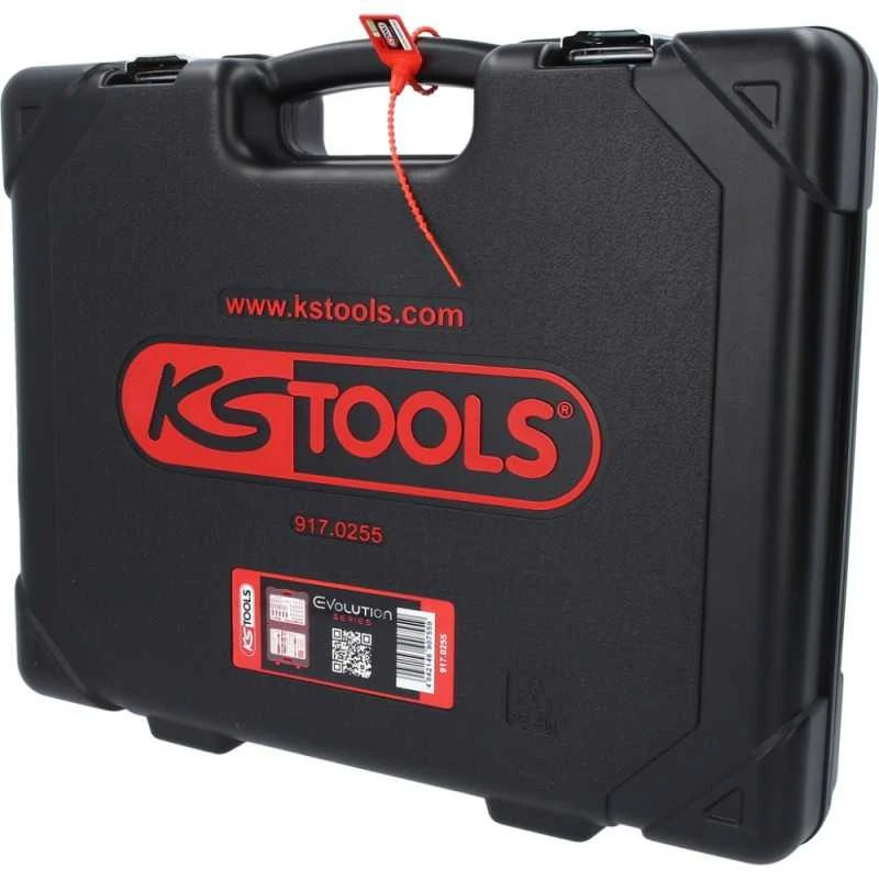255 dalių terkšlių ir galvučių rinkinys KS TOOLS 917.0255