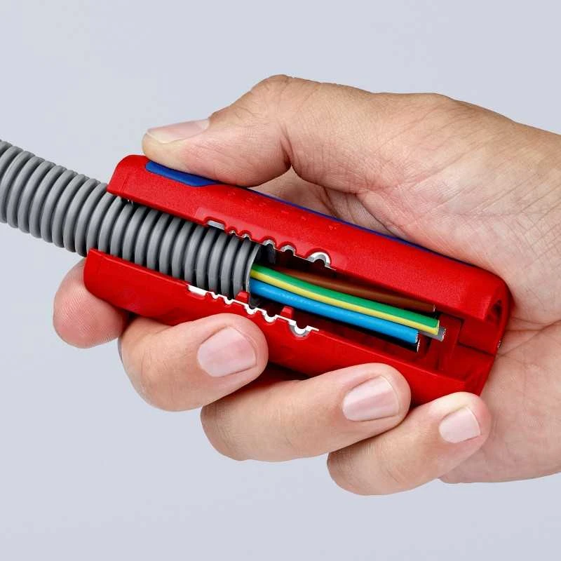 Laidų pjovimo-nuizoliavimo įrankis KNIPEX TwistCut