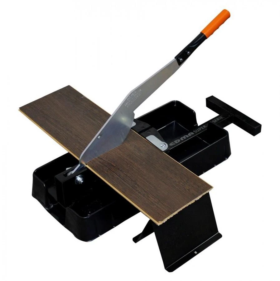 Edma STRATICUT 230mm giljotina, laminato bei vinilo grindų dangai pjauti, su atliekų surinktuvu