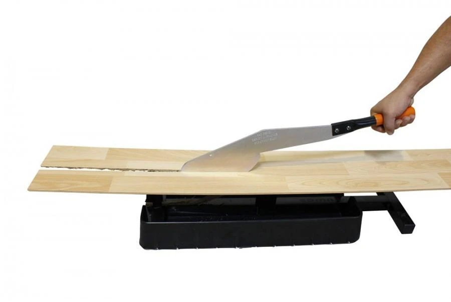 Edma STRATICUT 230mm giljotina, laminato bei vinilo grindų dangai pjauti, su atliekų surinktuvu