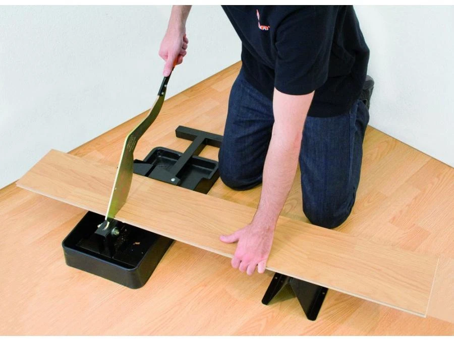Edma STRATICUT 230mm giljotina, laminato bei vinilo grindų dangai pjauti, su atliekų surinktuvu