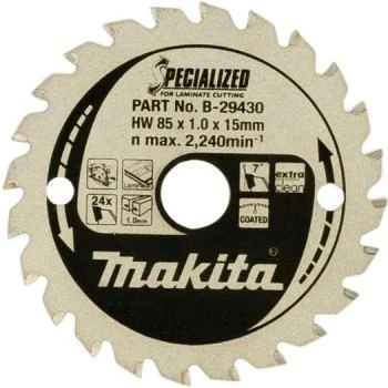 Makita T.C.T. pjūklas SPECIALIZED 190X2X20mm 5° T60 B-29468 T.C.T • 190 x20 mm • T60 • 5° • MDF/laminatui