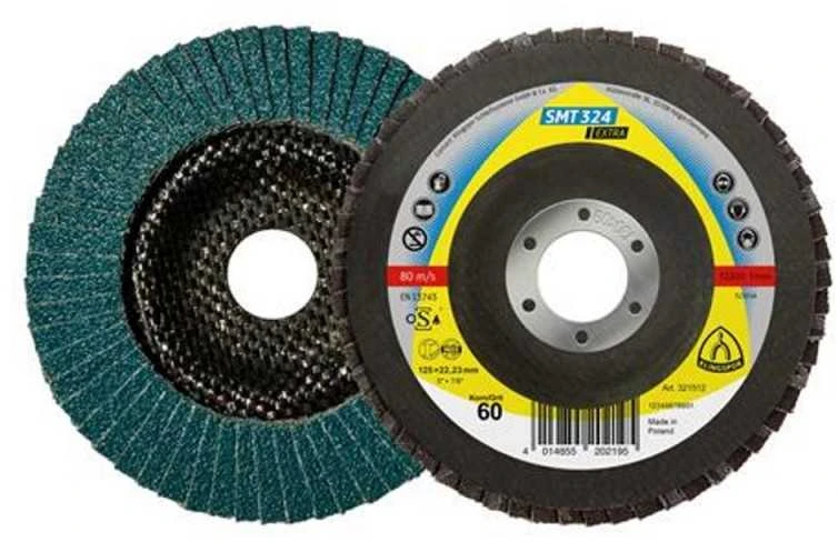 Lapelinis šlifavimo diskas KLINGSPOR SMT324 Extra 125x22,2mm P60