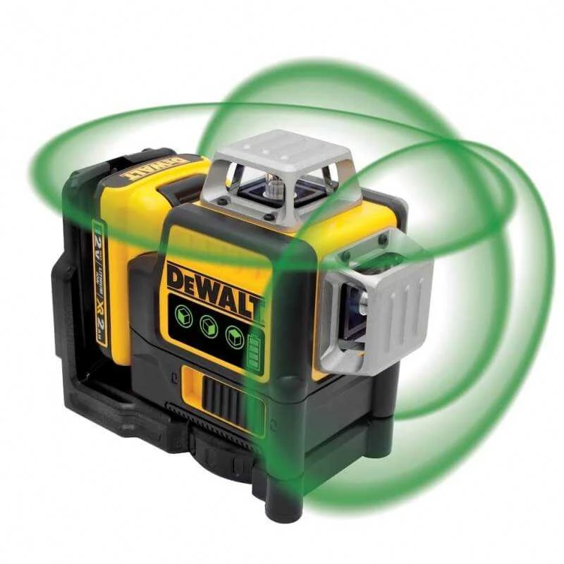 Dewalt kryžminių linijų lazeris DCE089D1G-QW, žalias