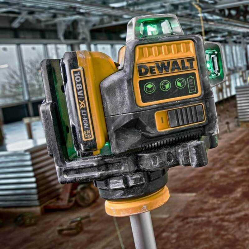 Dewalt kryžminių linijų lazeris DCE089D1G-QW, žalias