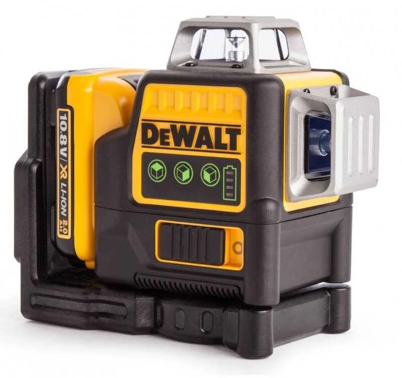 Dewalt kryžminių linijų lazeris DCE089D1G-QW, žalias