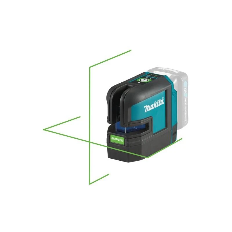 Makita SK105GDZ Lazerinis nivelyras su automatinio niveliavimo funkcija, tikslumas ± 0,3mm/1m, IP54