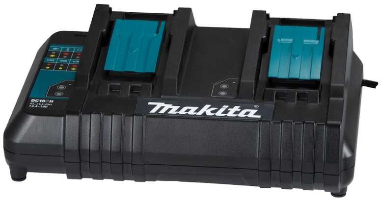 Makita dviejų akumuliatorių kroviklis 199687-4 DC18SH, 14.4V - 18V