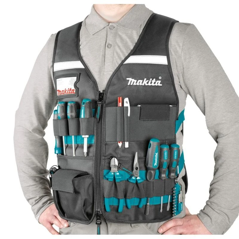 Makita E-15609 įrankių liemenė su įdėtais įrankiais