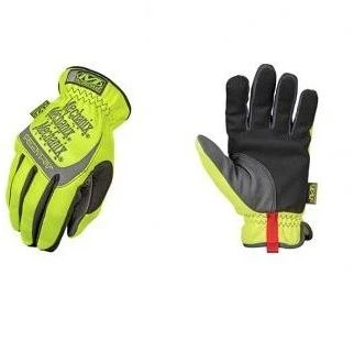 Mechanix Fast Fit geltonos pirštinės, dvipusis vaizdas