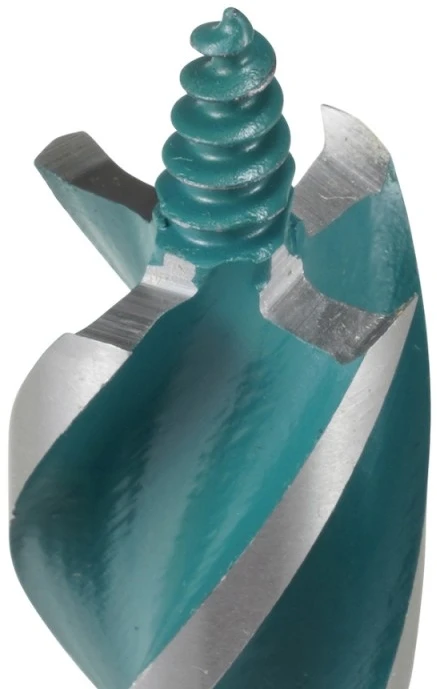 Makita Grąžtas medienai su 4 grioveliais ir 4 pjaunančiomis briaunomis, 38x165 mm, su 1/4" šešiakampiu koteliu E-26727