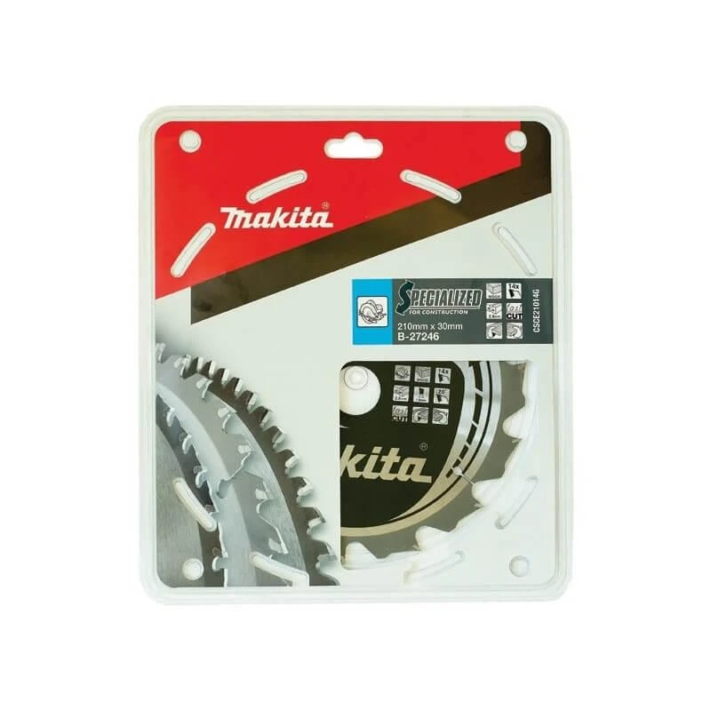 Makita B-27246 T.C.T. pjūklas 210X2.8X30mm 20° T14 SPECIALIZED statyboms
