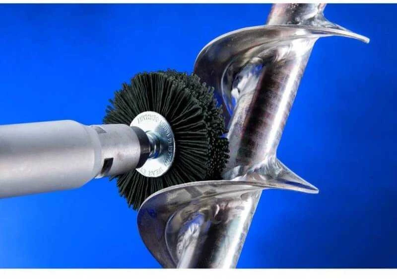 Metalinis šepetys su koteliu PFERD RBU 7015/6 INOX 0,15