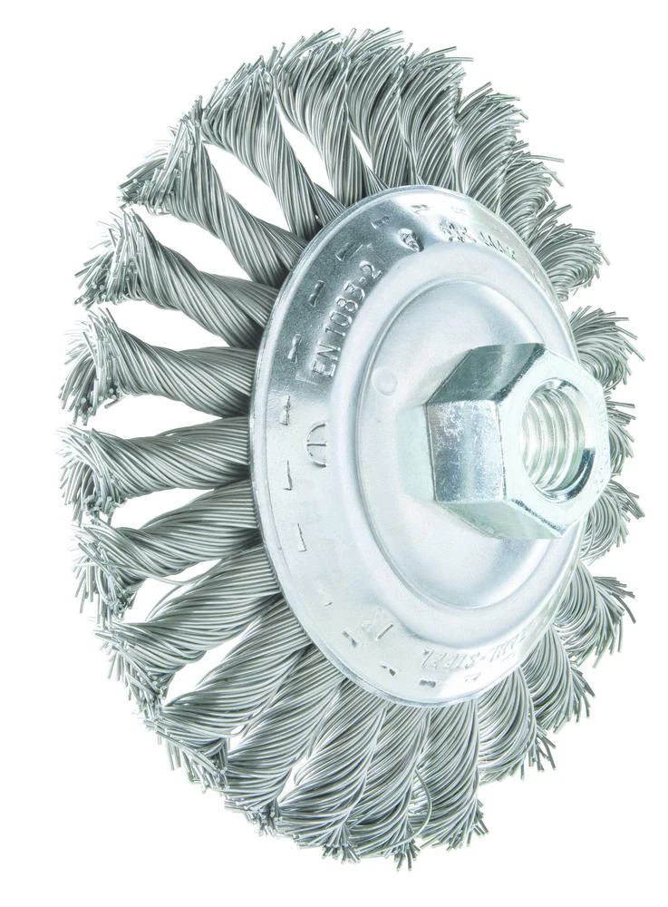 Metalinis šepetys su sriegiu PFERD KBG 12515/M14 ST 0,50
