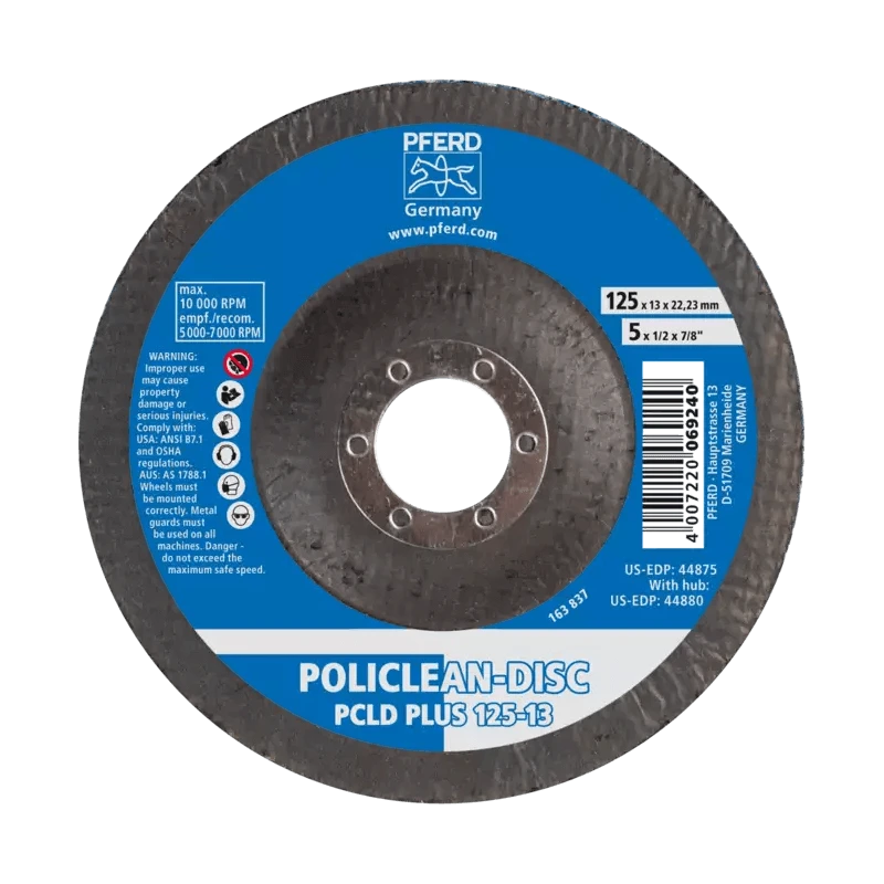 Metalo paviršių valymo diskas PFERD Policlean PCLD Plus 125-13