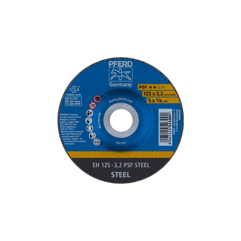 Metalo pjovimo diskas PFERD EH125-3,2mm PSF Steel