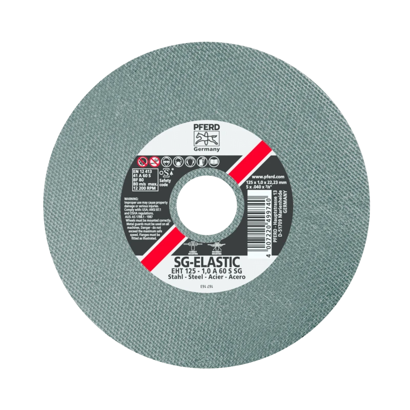 Metalo pjovimo diskas PFERD EHT Ø125x1,0mm A60 S SG