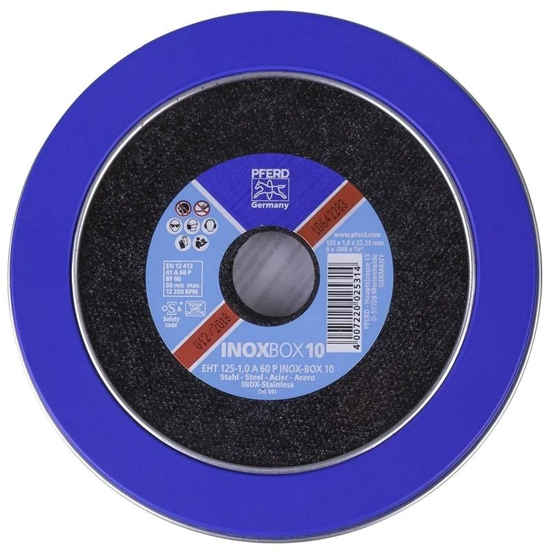 Metalo pjovimo diskas PFERD EHT125-1,0 Steelox