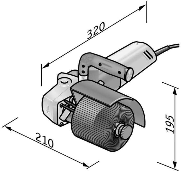 Elektrinė juostinio šlifavimo mašina FLEX BSE 14-3 INOX Set