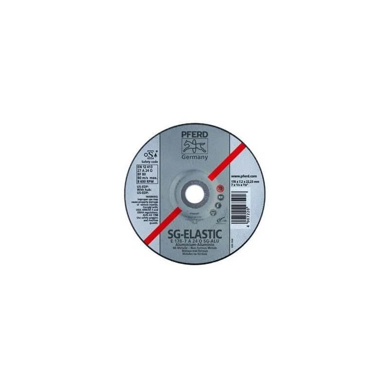 Metalo šlifavimo diskas Ø125x7x22mm E125-7 A 24 N SG ALU PFERD