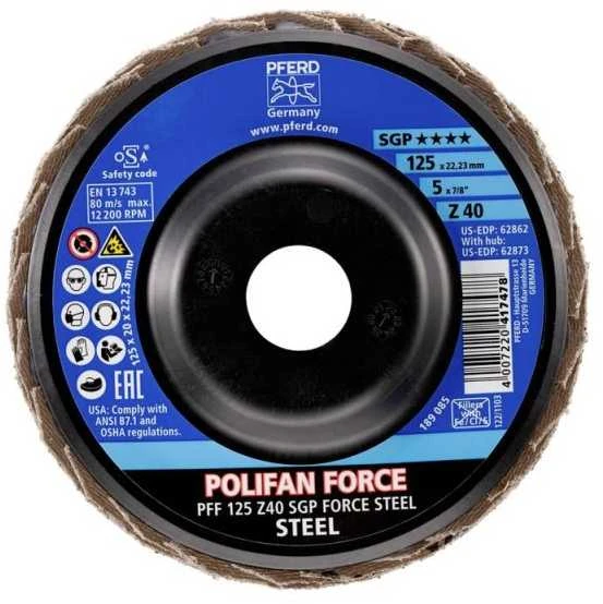 Metalo šlifavimo diskas PFERD PFF125 Z40 SGP