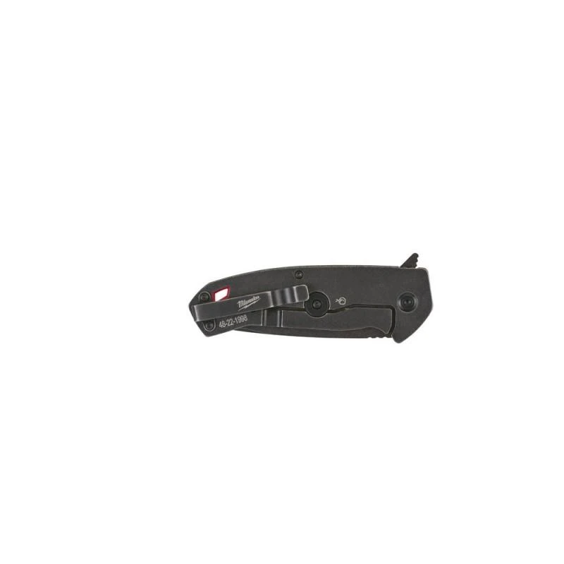 Milwaukee Accessories Atlenkiamas dantytas peilis MILWAUKEE Hardline, juodas
