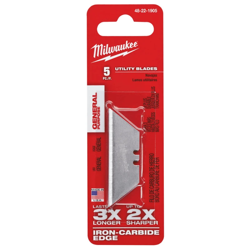 Milwaukee Accessories Trapecinė geležtė MILWAUKEE Fastback, 5vnt.