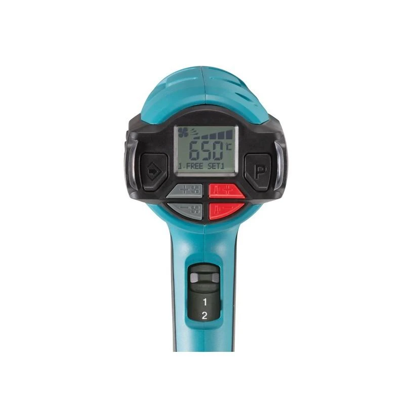 Makita HG6531CK Fenas 2000W, 80-650°C, Digital temp control & adjusting, 4 priedai