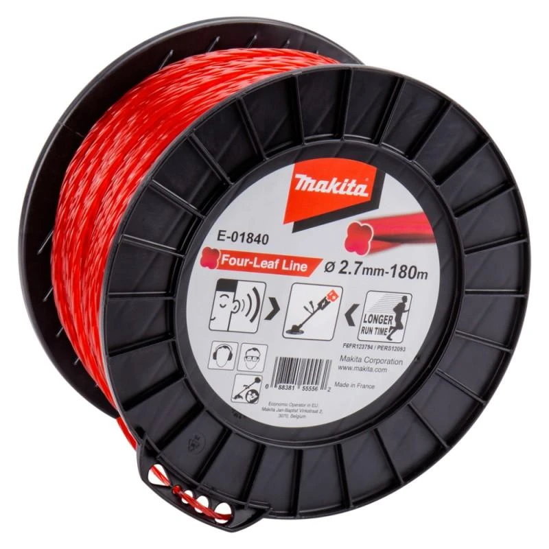 Makita Ovalinės spiralės pjovimo valas 2,7mm X 180 m, E-01840