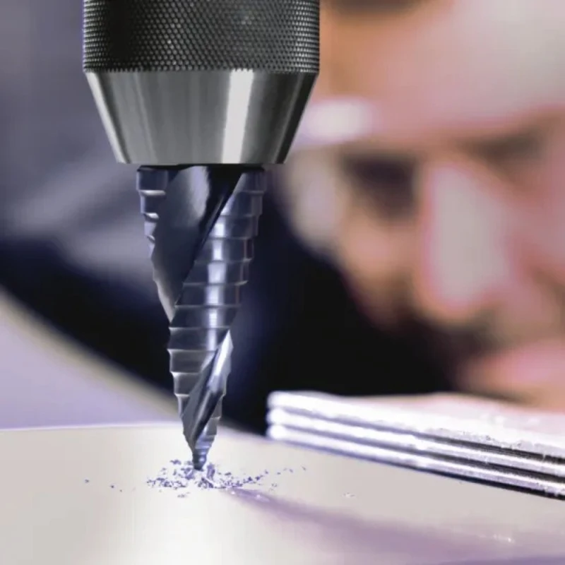 Pakopinis grąžtas RUKO HSS UltimateCut FlowStep Ø9-38mm