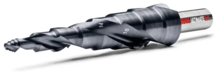 Pakopinis grąžtas RUKO HSS UltimateCut FlowStep Ø6-20mm