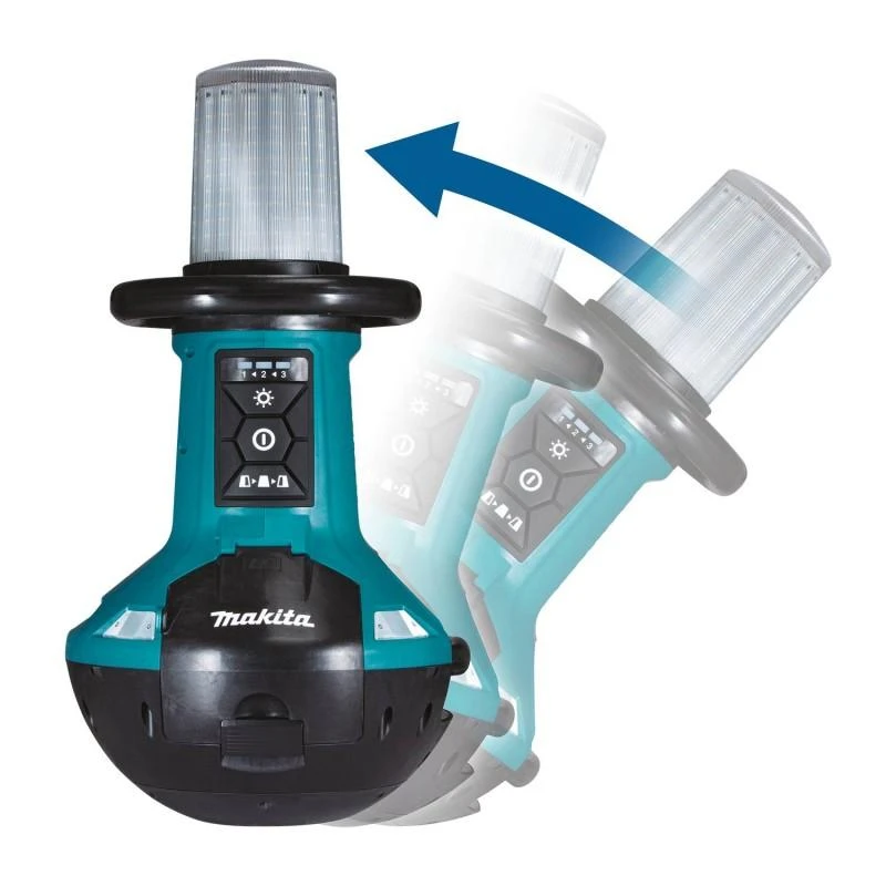 Makita DLM810Z Akumuliatorinis vertikalus darbinis žibintas DML810 18V X2 / AC 5 500 liumenų